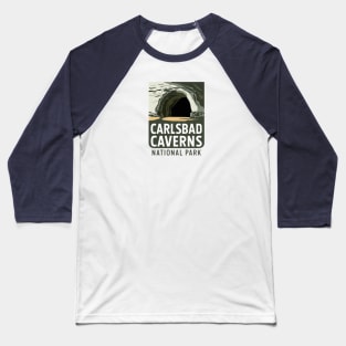 Carlsbad Caverns National Park Cave Baseball T-Shirt